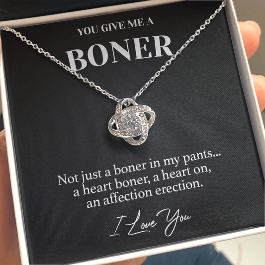 You Give me a Heart Boner - Hilarious Luxury Necklace