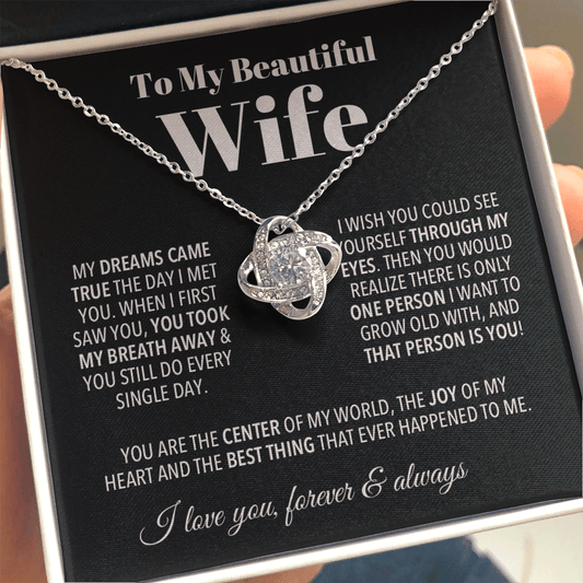 Wife Forever Love Valentine's Necklace