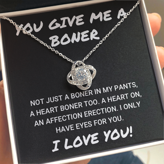 Funny Valentine's Day Forever Love Necklace