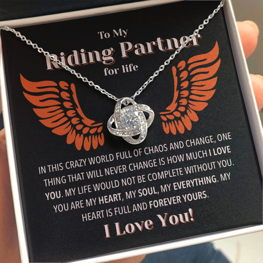 Riding Partner Forever Yours Love Necklace