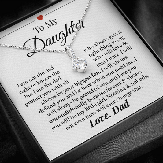 Daughter Love & Protection Alluring Beauty Necklace