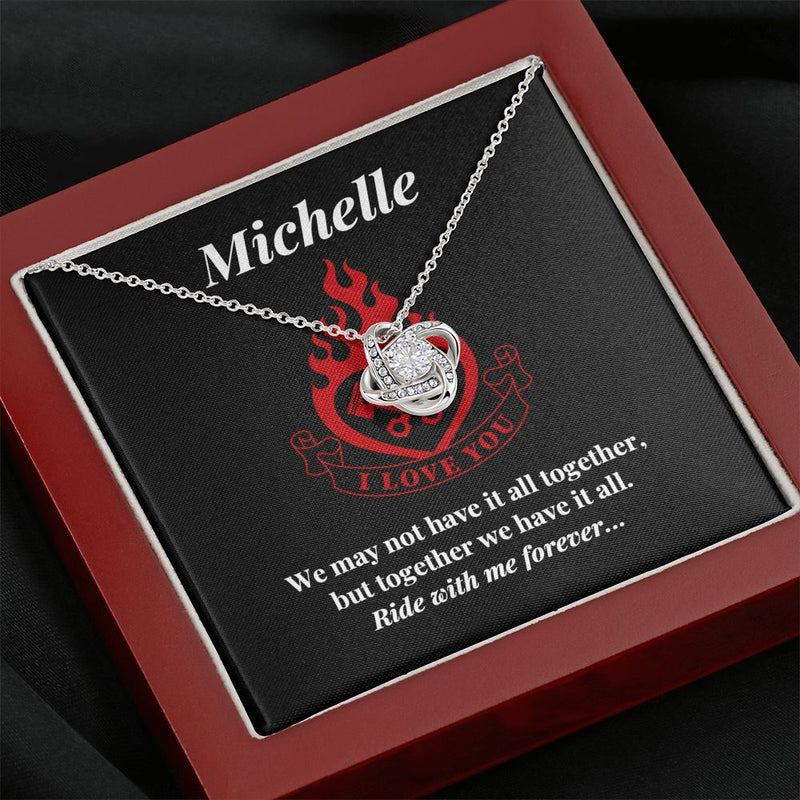 Personalized Ride With Me Forever Necklace
