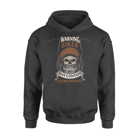 Biker With Loose Morals Hoodie