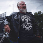 Grumpy Old Biker - PERSONALIZED Year - Standard T-shirt