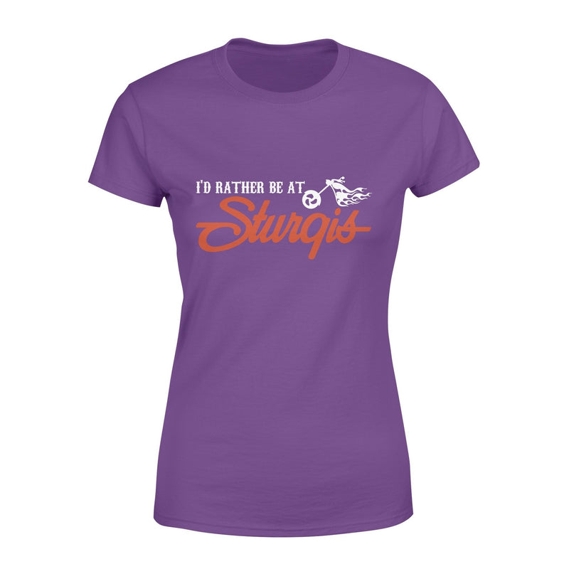 I'd Rather Be At Sturgis Womens Shirt