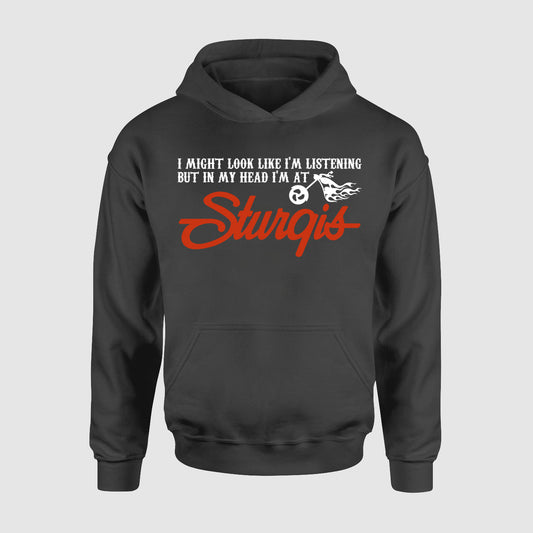 In My Head Sturgis Biker Hoodie