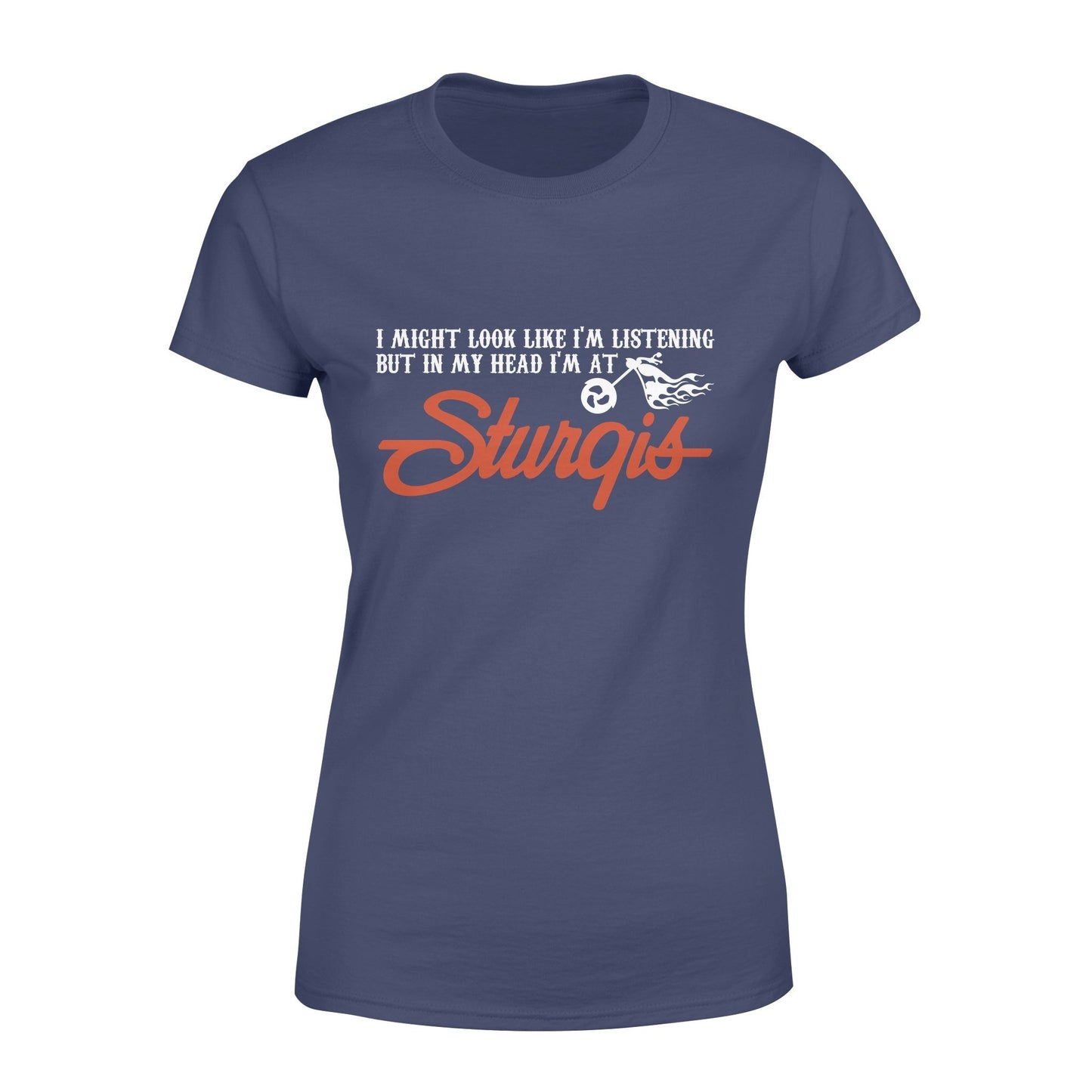 In My Head Sturgis Biker Womens Shirt