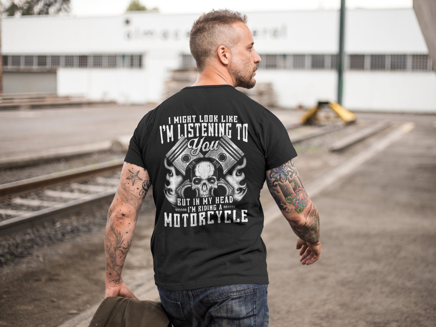In My Head I'm Riding My Motorcycle - Standard T-shirt