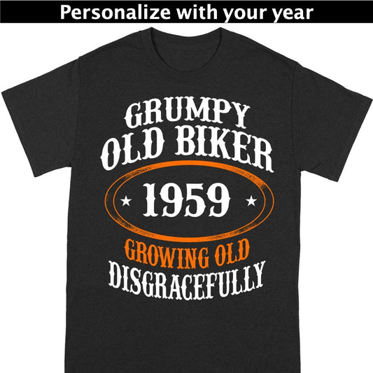 Personalized Grumpy Old Biker Shirt