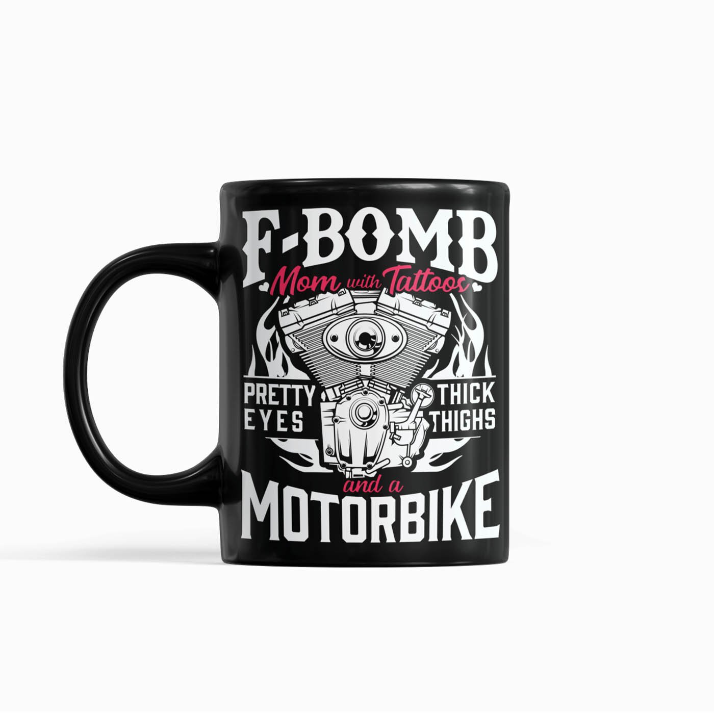 F-Bomb Mom - Black Mug