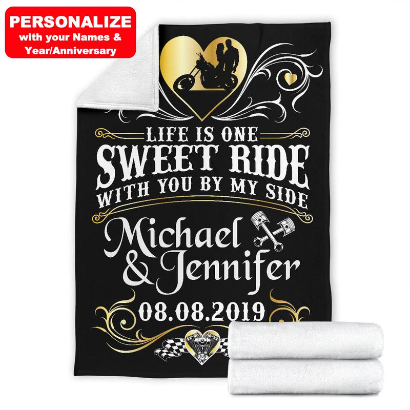 PERSONALIZED Sweet Ride Premium Blanket