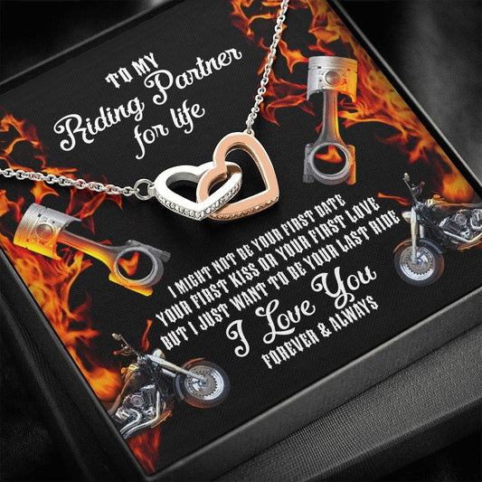 Jewelry - My Riding Partner, Flaming Pistons Necklace
