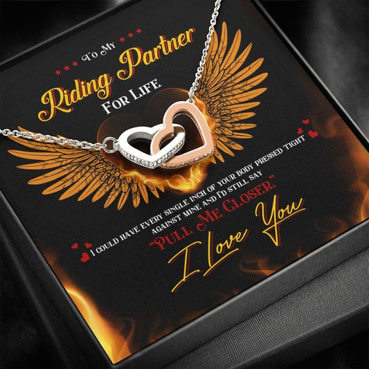 Jewelry - My Riding Partner, Pull Me Closer - Flaming Heart Necklace