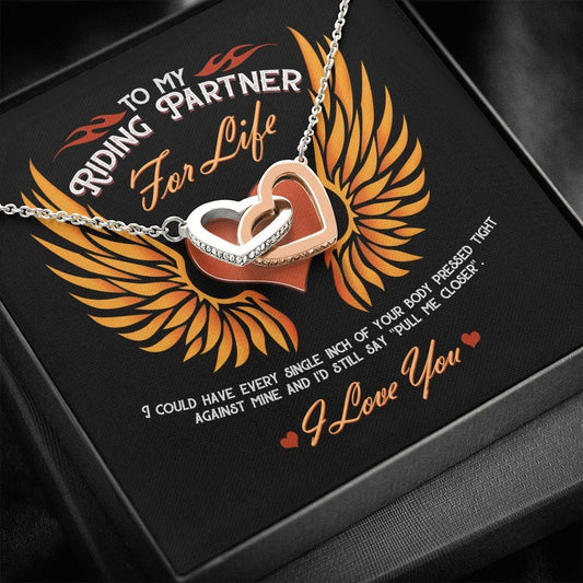 Jewelry - My Riding Partner, Pull Me Closer - Winged Heart Necklace