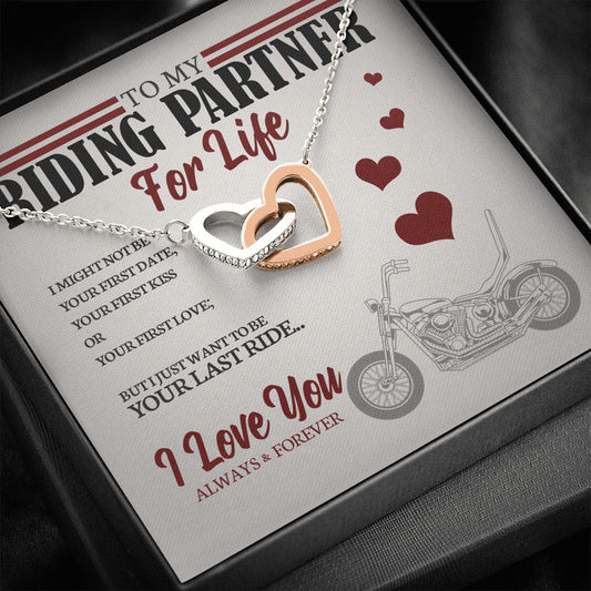 Jewelry - My Riding Partner, Your Last Ride - Hearts Necklace