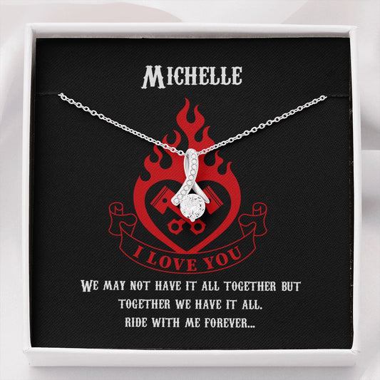 Jewelry - PERSONALIZED Ride With Me Forever Alluring Beauty Necklace