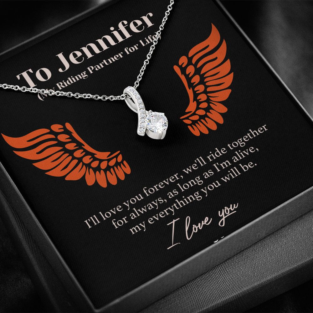 Jewelry - Personalized Riding Partner Forever Love Necklace