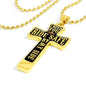 Jewelry - Ride Safe Biker Cross Necklace 