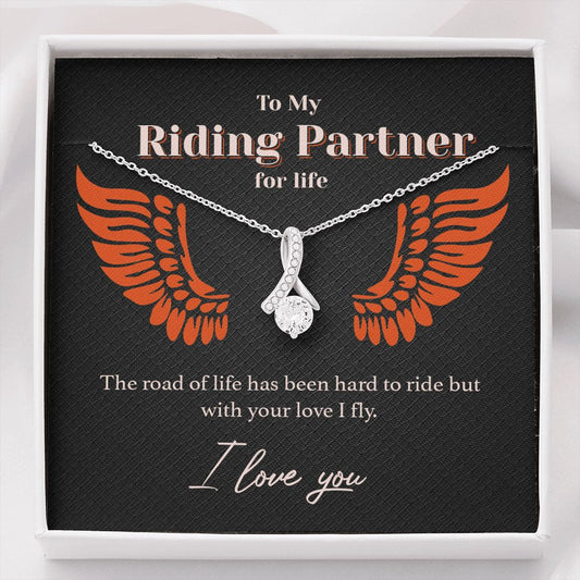 Jewelry - Riding Partner For Life Forever Love Necklace