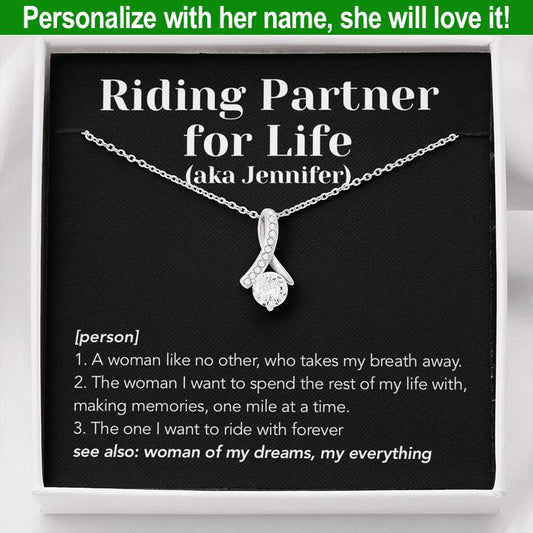 Jewelry - Riding Partner For Life Meaning Forever Love Necklace