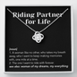 Jewelry - Riding Partner For Life Meaning Love Knot Necklace