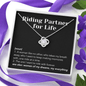 Jewelry - Riding Partner For Life Meaning Love Knot Necklace