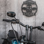 Biker Skull PERSONALIZED Metal Sign (🇺🇸USA Made)