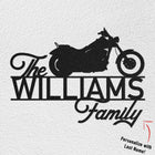 Motorcycle Family - PERSONALIZED Metal Wall Art (🇺🇸Made In The USA) - Original