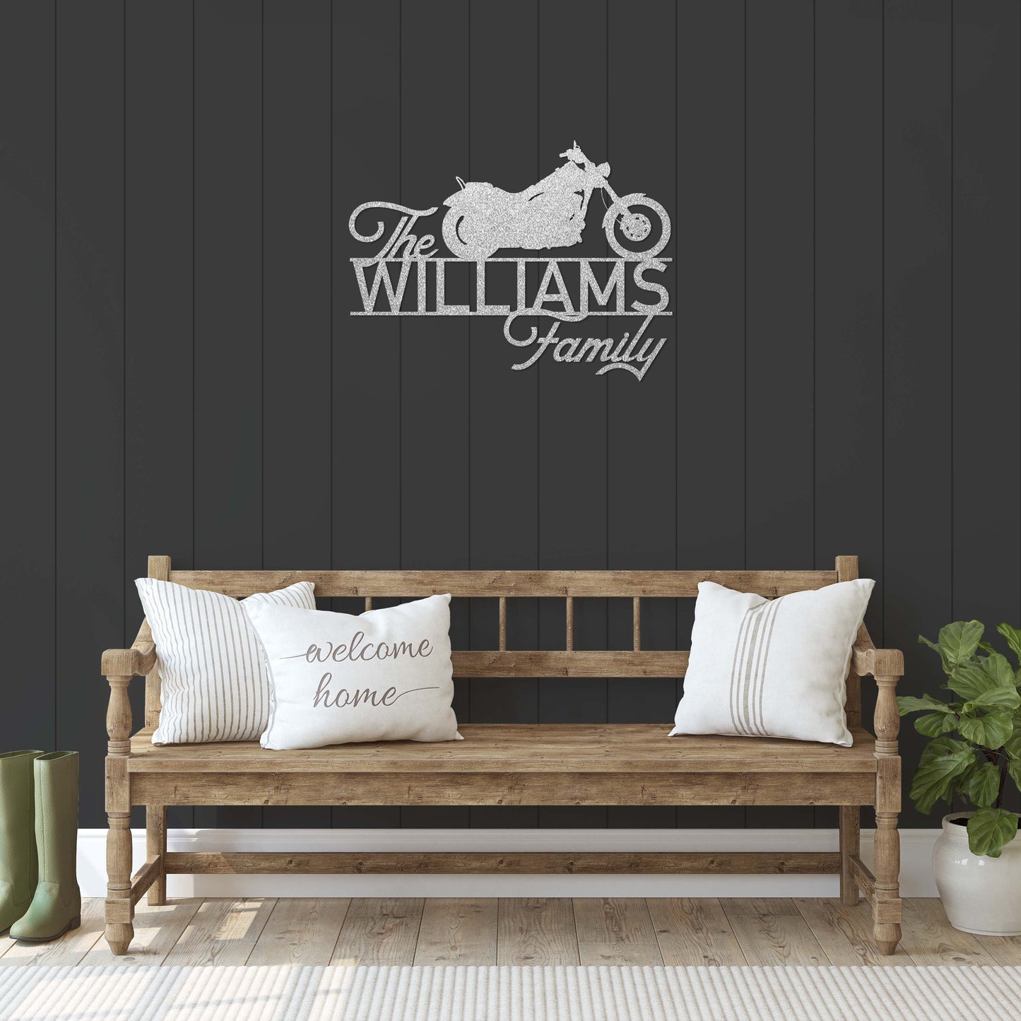 Motorcycle Family - PERSONALIZED Metal Wall Art (🇺🇸Made In The USA) - Original