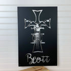 Personalized Biker Cross Metal Wall Art (🇺🇸Made In The USA)