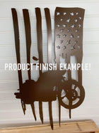 PERSONALIZED - Road G Patriot Flag Metal Wall Art (🇺🇸Made In The USA)