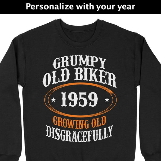 Personalized Grumpy Old Biker Sweatshirt