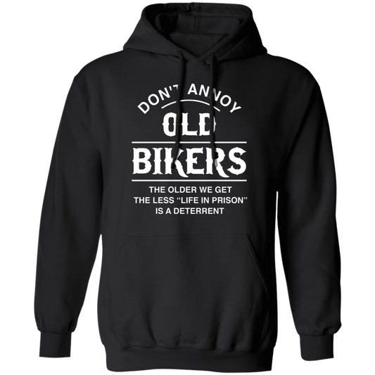Sweatshirts - Don't Annoy Old Bikers -  Pullover Hoodie
